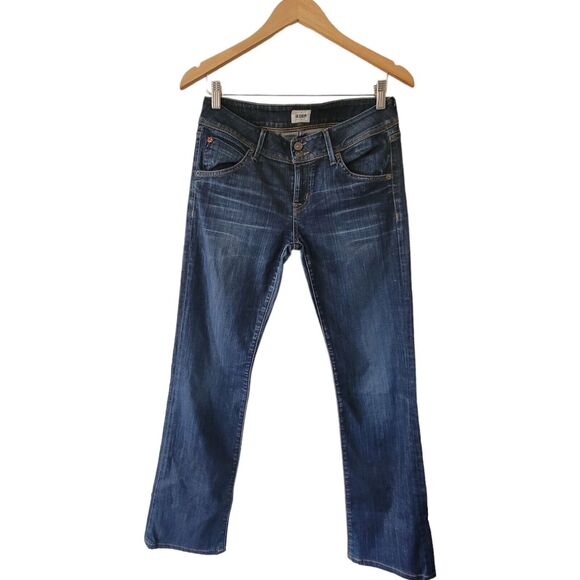 Hudson Boot Cut Jeans Size 28 Dark Wash Denim - Picture 3 of 6
